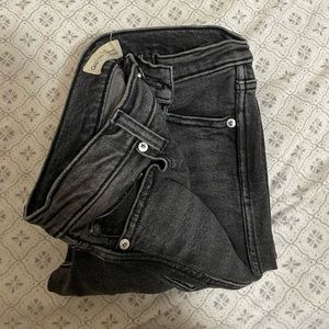 Gap high rise slim/straight jeans.